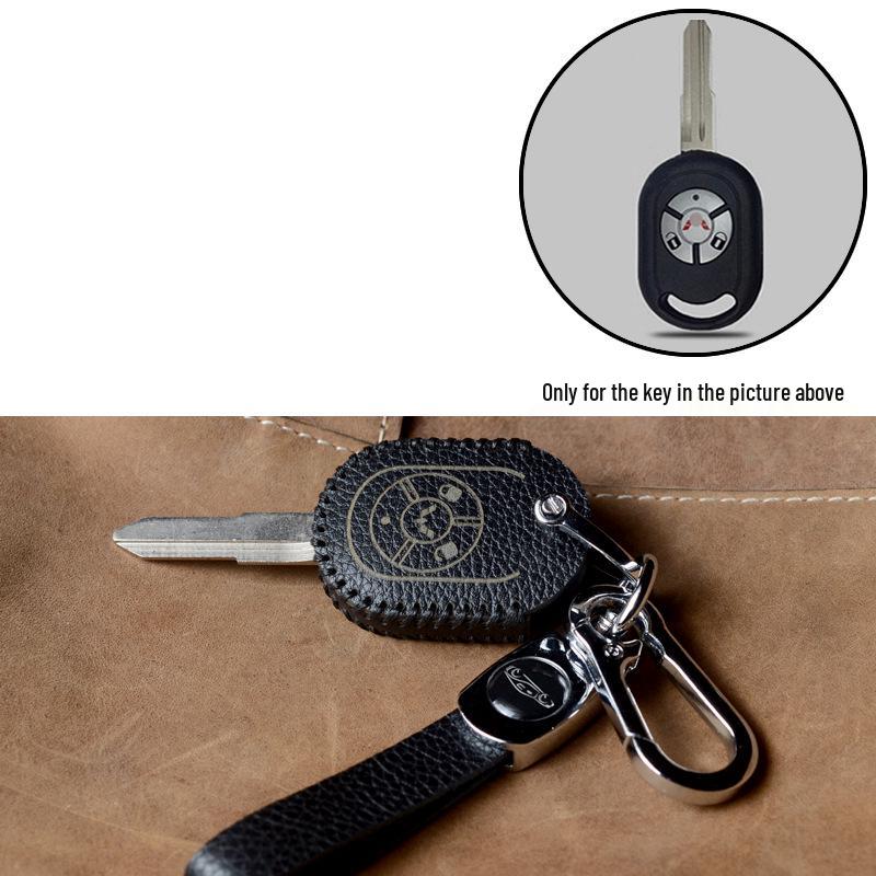 Wuling Hongguang, Zhiguang, Rongguang V Mini Top-Grain Cowhide Key Bag Buckle