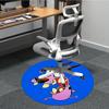 1pc Courage the Cowardly Dog Office Round Area Rug, Under Office Chairs Bedroom Living Room Home Decor A1016090