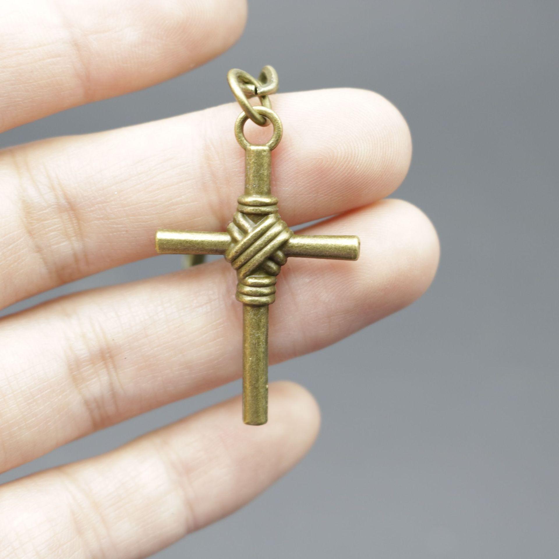 

Popular Jewelry Simple Cross Key Chain Pendant one size
