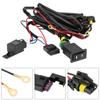 Car LED Fog Light On/Off Switch Wiring Harness Relay Kit 12V Universal Auto Replacement Fog Light Switch Harness Kit