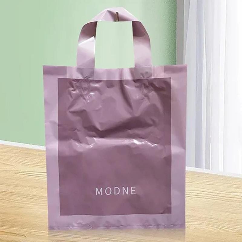 50pcs Cartoon Plastic Handbag Market Shopping Store Vertical Plate Clothing Packaging Bags Festival Gift Thickening Storage bags