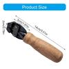Wooden Handle Clamping Tool Hand Vise With Extended 1.2cm Opening Capacity For Industrial Craftsmanship