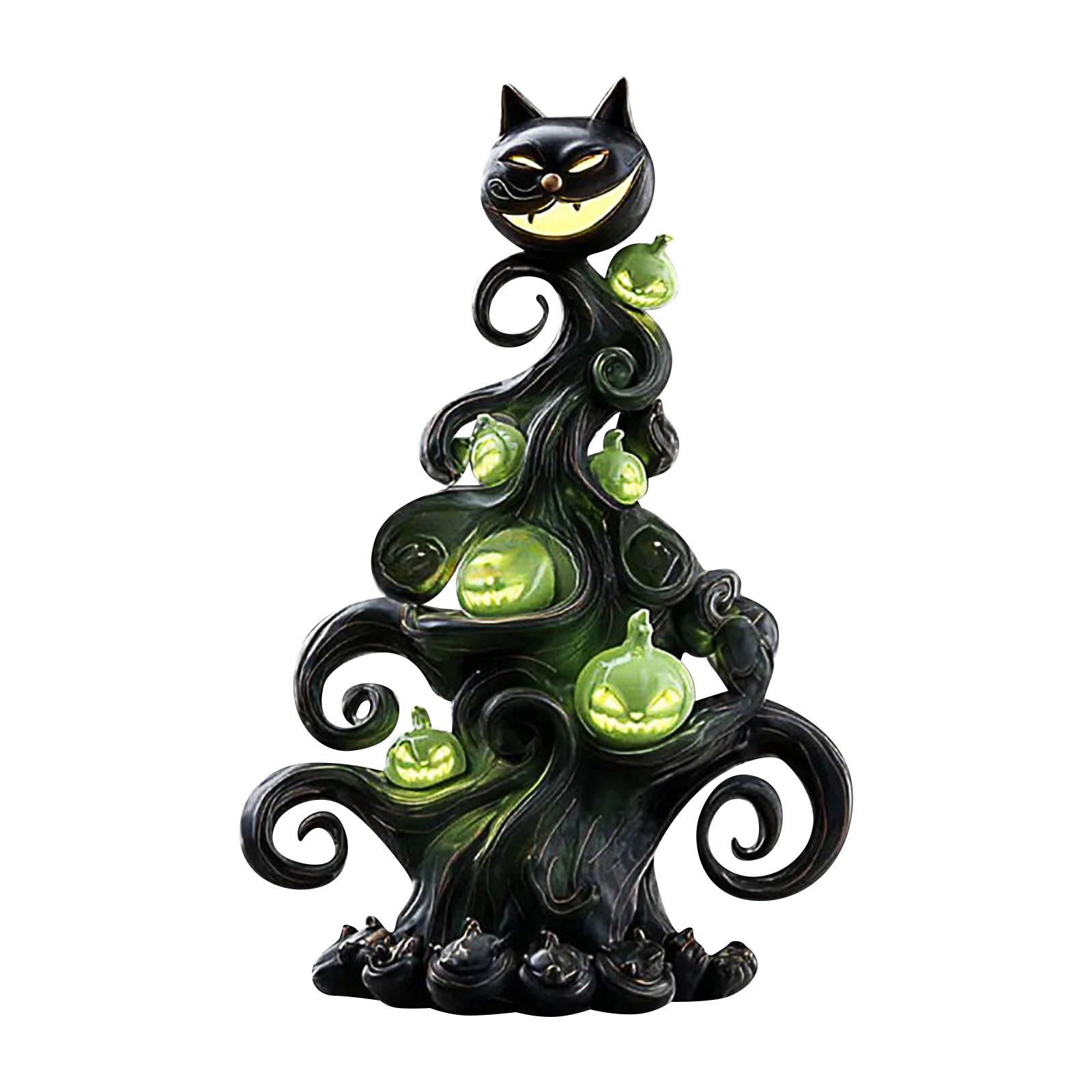 

Halloween Light-Up Tree Collection– Spooky Tabletop Décor Suitable For Desktop Decorations One Size
