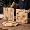 Japanese Solid Wood Heat-Resistant Placemat and Tray: Anti-Scald, High-Temperature Resistant for Home and Restaurant Use