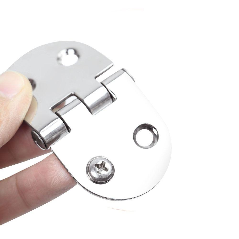 2Pcs Thickness Heavy Duty Hatch Casting Hinge Stainless Steel Folding Hinge  Cabinet Doors