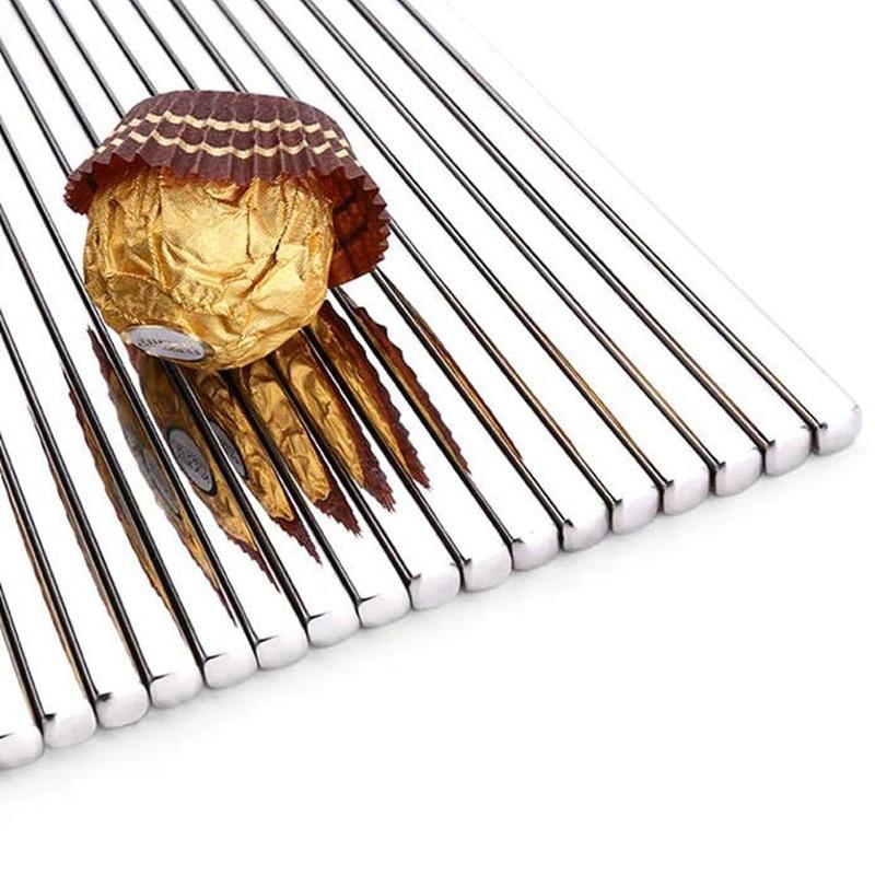 JANKNG 5 Pair Quality Skid-resistant 304 Stainless Steel Chopsticks Square Alloy Metal Chop Stick Eco-friendly Dinnerware Set