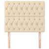 Headboard - Maison Exclusive - Cream - 90 X 7 X 118/128 Cm - Adjustable Height