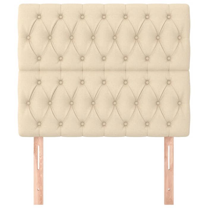 Headboard - Maison Exclusive - Cream - 90 X 7 X 118/128 Cm - Adjustable Height