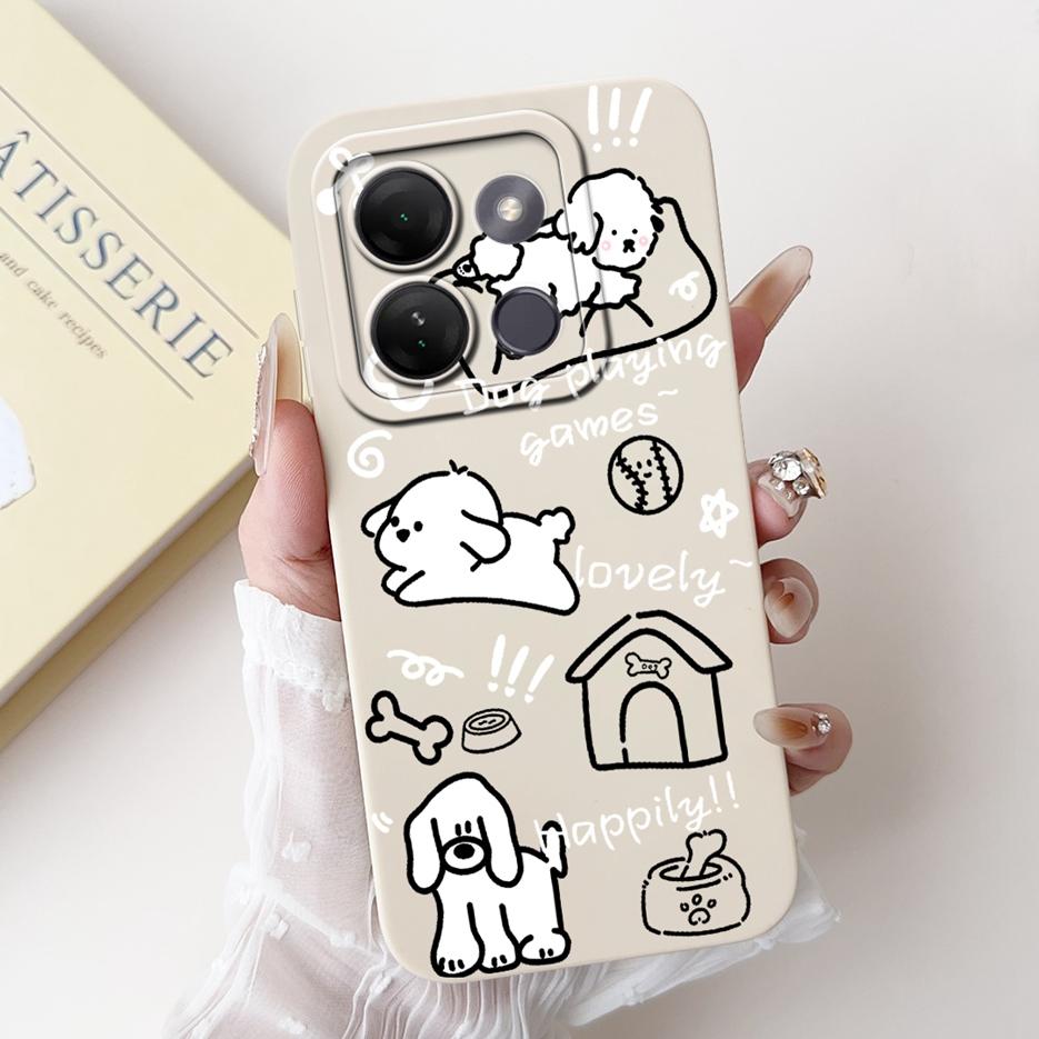 For Infinix Smart 7 HD Case X6516 Cute Funny Cartoon Cover Soft TPU Phone Case For Infinix Smart 7 Plus Smart7 X6515 Fundas Capa