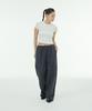 MUTTLETT Linen Moody Wide Pants - Charcoal
