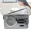 AM FM Mini Elder Radio Dual Band HiFi Elder Pointer Radio Battery Powered Pocket Pointer Radio 3.5mm Jack Telescopic Antenna