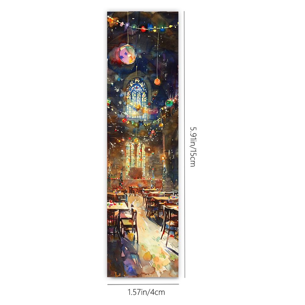 32 Stück, Retro Weihnachtslesezeichen, geeignet für die Schulanfangszeit, Weihnachten, Halloween, Lehrer, Leser und Geburtstage.