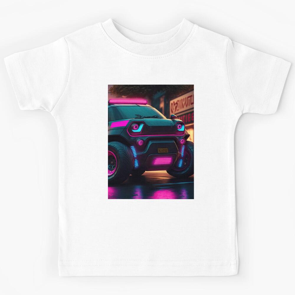 Electric Pink Blaze A Stylish And Sustainable Cute SUV Kids T-Shirt 120