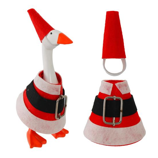 Christmas Porch Goose Outfits for 23 Inch Goose Statue Felt Tree/Snowman/Reindeer