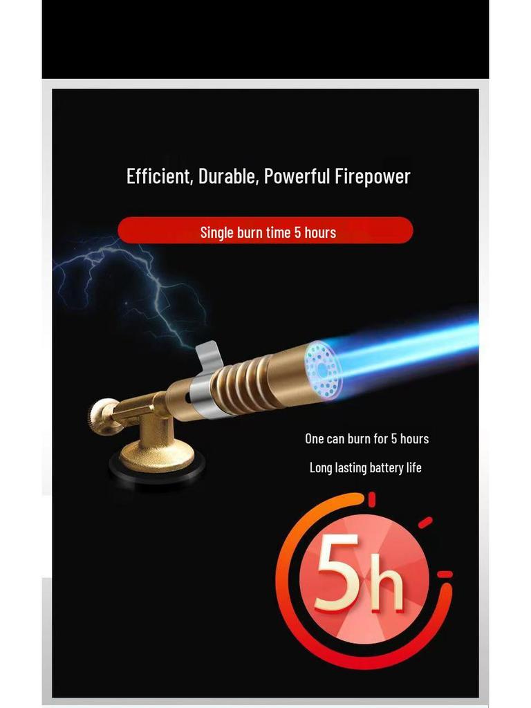 Manual Ignition Flame Torch for Outdoor BBQ and Picnics