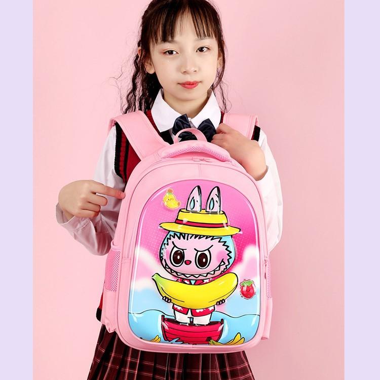 Children's Schoolbag New Cartoon Cute Kindergarten Schoolbag Boys and Girls 3 Years Old 6 Years Old Baby New Double Backpack