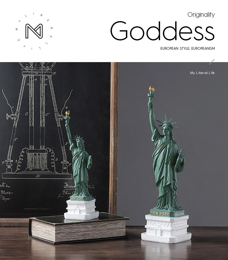 Statue of Liberty Resin Figurine for Home or Office Decor