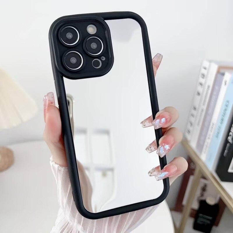Make Up Mirror Bowknot Phone Case For Huawei Honor 600 Lite 400 Pro 5G 200 X9D X9B X9A X8A X8B X7A X7B X6A X8C X9 X8 Soft Cover