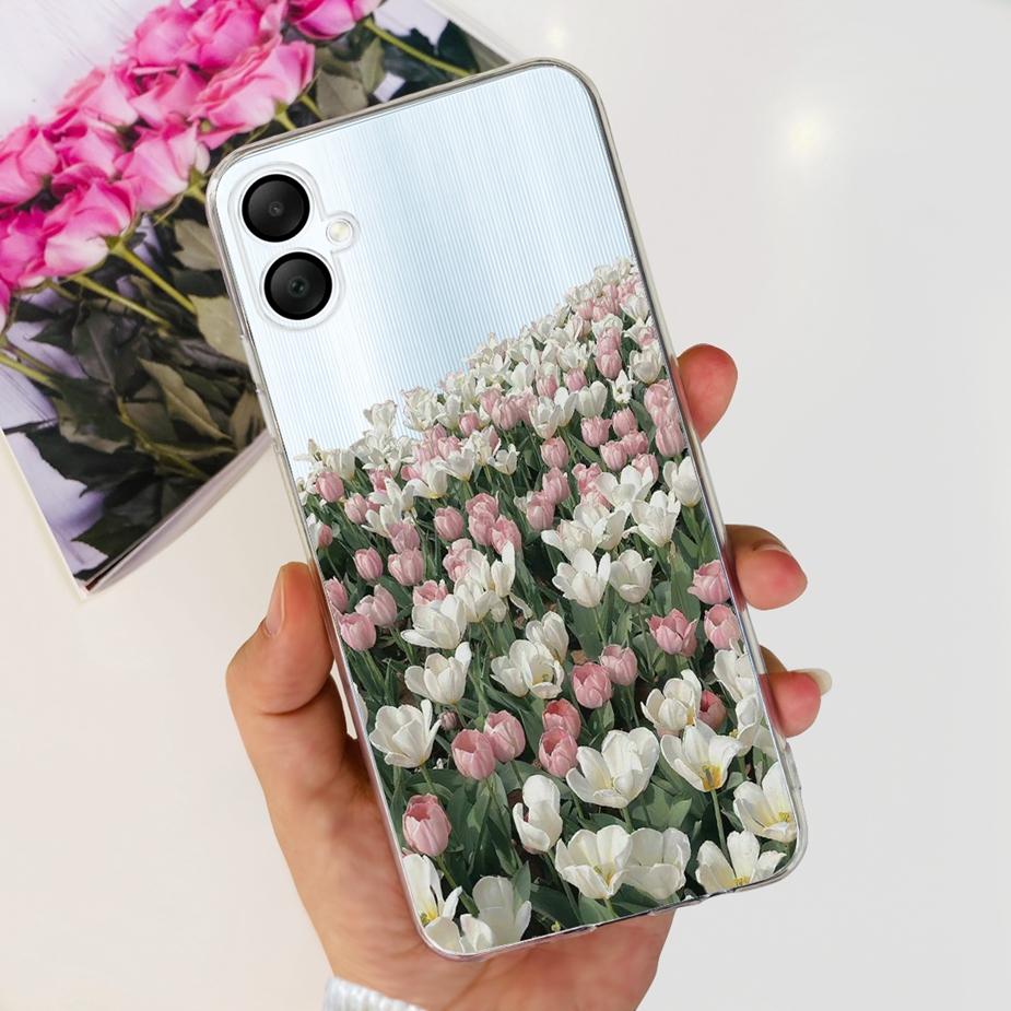 Für Samsung Galaxy A06 4G Hülle SM-A065F Neue Mode Bemalte Abdeckung Klare Silikon Weiche TPU Handyhülle Für Samsung A06 A 06 Fundas