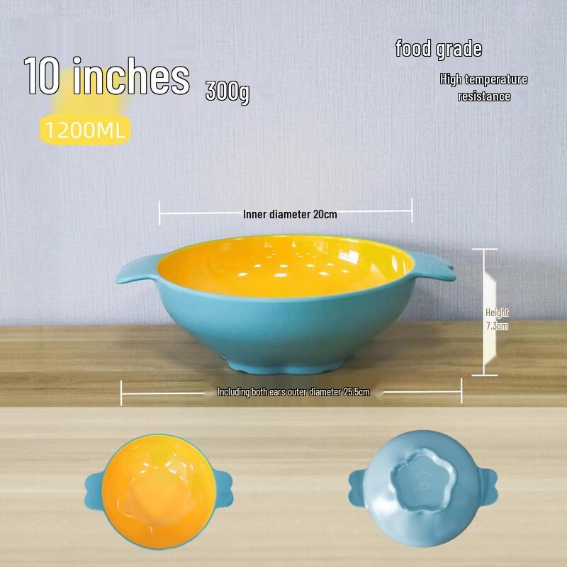 Commercial Melamine Double-Handle Serving Bowls