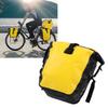 Bike Rear Rack Bag Outdoor Waterproof Bicycle Saddle Bag for Long Distance Riding Cycling Yellow 25L Large
