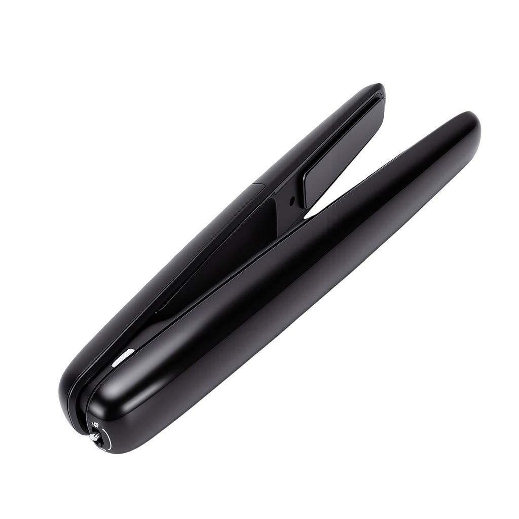 Mini Flat Iron Rechargeable 10S Fast Heat Up Ionic Cordless Hair Straightener with 4 Levels 4000mAh Battery Touch