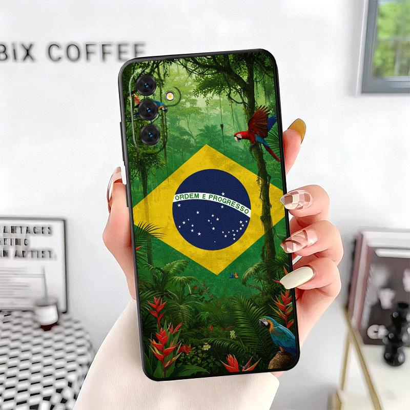 

Brazil Brazilian Flag Soft Phone Case for Samsung A17 A37 A57 A16 A26 A36 A56 A15 A25 A35 A55 A14 A24 A34 A54 A13 A23 A33 A53 A5 Samsung A35