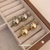 Simple Metal Round Beads, Ear Hook Earrings, Dongdaemun Fashion Design, Ear Buckle Earrings, Cold Wind Earrings, Women