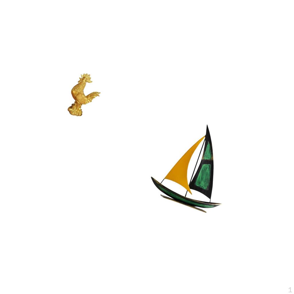 Feng Shui Sailboat Statue Home Decor Tabletop Ornament Decorative Figurine for Birthday