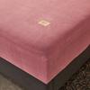 OKHOME Soft Warm Plush Fitted Sheet Elastic Mattress Cover Fluffy Coral Fleece Bed Linen Winter Couple Luxury Double Bed Bedding