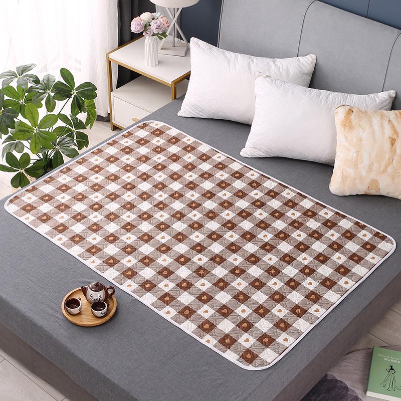 

Водонепроникна та пральна прокладка для годування розміру queen для літніх людей, захисник матраца, менструальна прокладка, ультразвукова лінія тиску, пелюшка для сечі 70*90cm (four-layer)