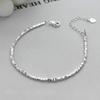 Silver Color Irregular Geometric Small Square Beaded Bracelet for Women Girl Simple Korean Jewelry Birthday Gift Dropshipping
