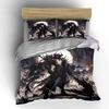 Set di Biancheria da Letto con Copripiumino e Federe, Morbido e Confortevole, Decorazione Dark Knight, Inclusi 1*Copripiumino & 2*Federe, Regalo