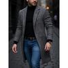 Ankunft Herren Outdoor Verdickt Warm Trenchcoat Hahnentritt Herbst Winter Winddicht mit Innenfutter Übermantel Trenchcoat