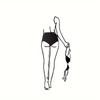 1pc Modern Minimalist Nude Woman Metal Wall Decoration - Ideal for Bathroom. An Elegant Wall Art for Room and Vintage Decor.