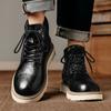 Mode Herbst- und Winter Herrenstiefel Klassischer Retro-Designstil Outdoor-Freizeitmode Party Hochwertige Büro-Jugend-Erwachsenenschuhe