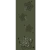 Solar LED Path Light 2 Pcs Olive Green Cold Rolled Steel
