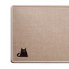 Entrance Door Mat, Absorbent Bathroom Mat, Linen Floor Rug, Anti-Slip Washable Door Mat for Home Kitchen Entryway