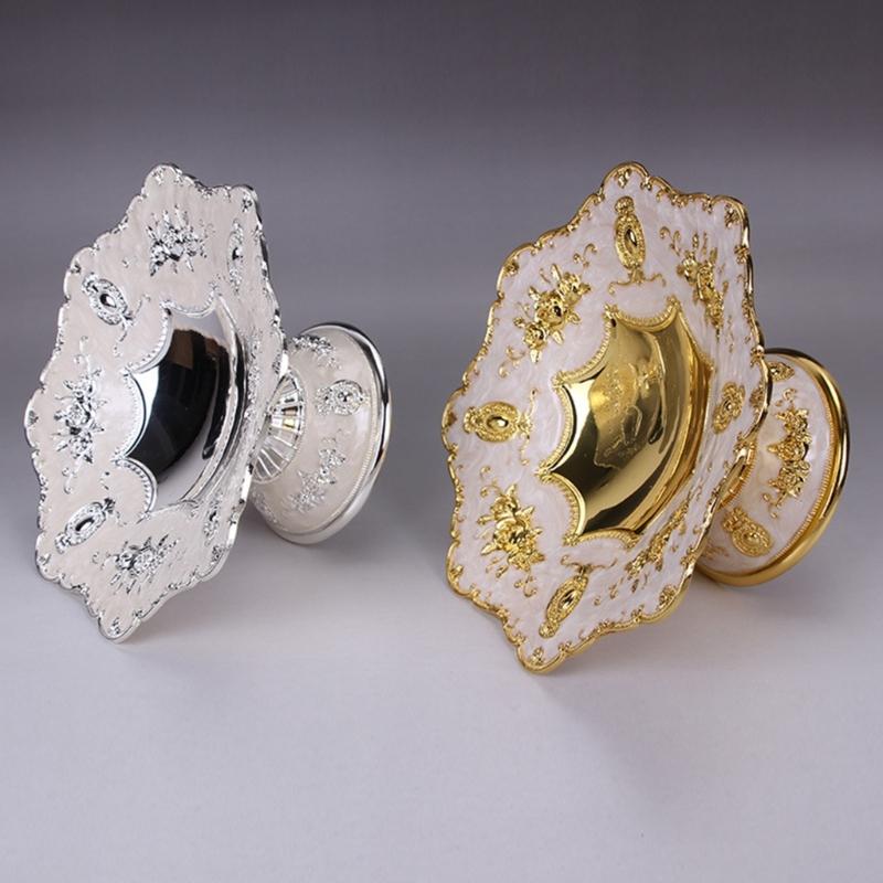 Fruit Tray Trinket Dish Plate Tea Tray Elegant Candy Plate Vintage Fruit Plate Dessert Storage Tray Home Decoration