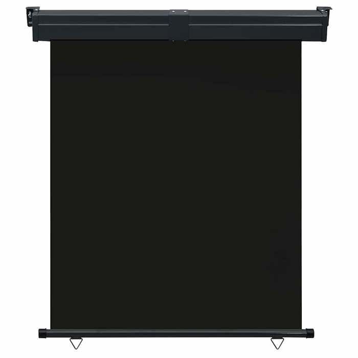 VidaXL Balcony Side Awning 140x250 Cm Black