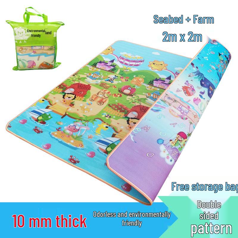 Enlarged Waterproof Outdoor Cartoon Picnic and Camping Mat - Foldable and Moisture-Proof