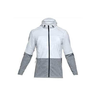 Hybrid Spliced Kapuzen-Windbreaker Jacke Herren Jacken Weiß 1306456-100