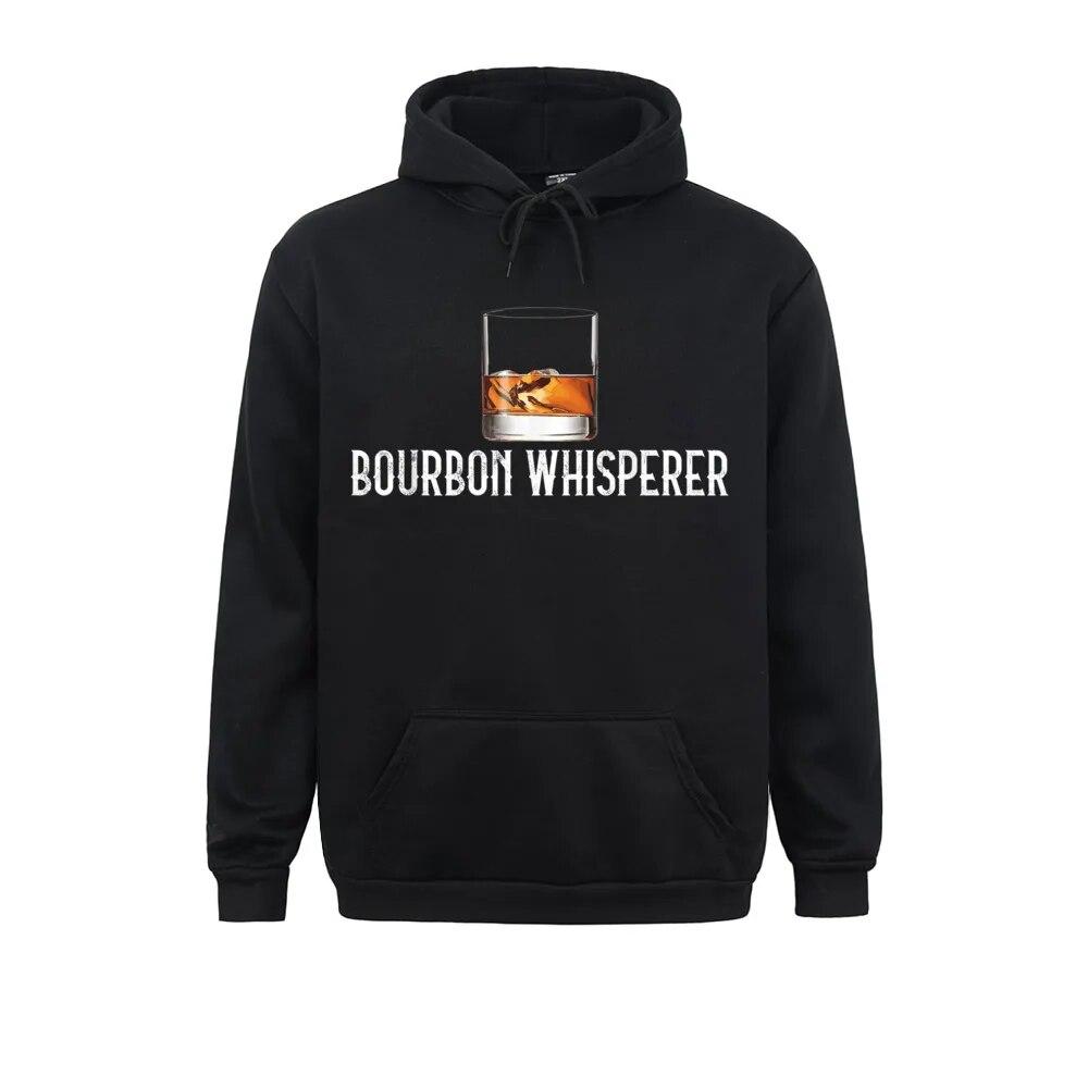 

Slim Fit Bourbon Whisperer Забавные подарки виски с поговорками Толстовки для унисекс Специальная зимняя толстовка с длинным рукавом Спортивная одежда