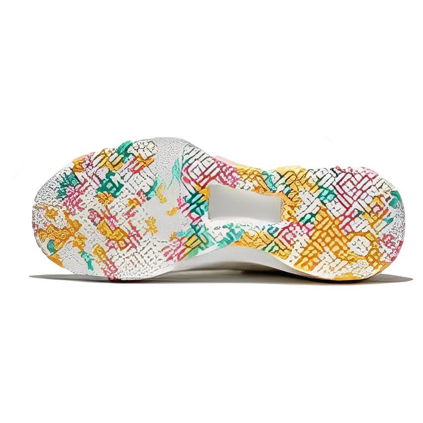 New Disney x LiNing Liren 2 Low Wear resistant And Lightweight Low Top Basketball Shoes Men's White Pink ABAS103-1