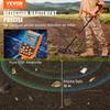 Waterproof Metal Detector, 12" Coil, Professional Rechargeable Gold Detector, 39-50 in Adjustable with LCD 7 Modes Advanced DSP Chip Bluetooth