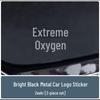8X Front & Rear Car Logo Metal Blackening Decorative Cover & Protection Accessory