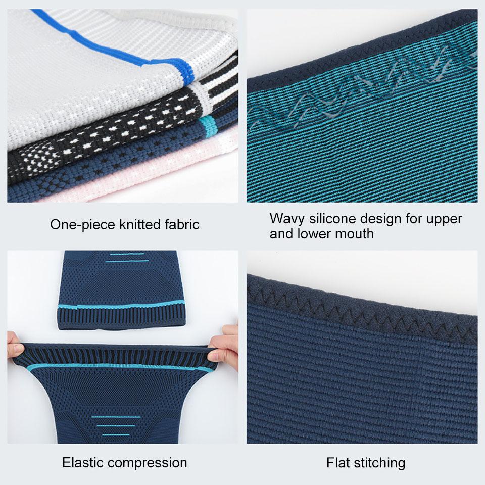 1Pcs Knitted Sports Thigh Protectors Prevent Muscle Strain Compression Pads for Running Basketball Men Women