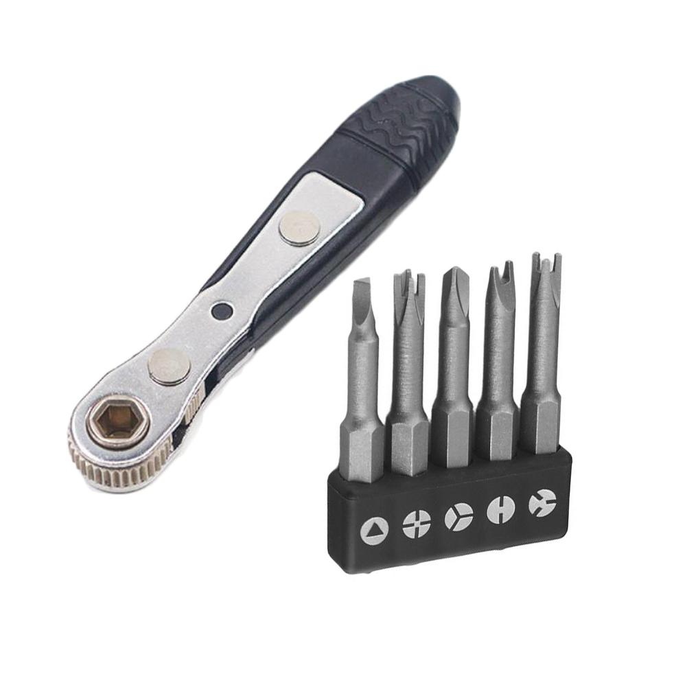 Triangle Screwdriver Multi-bit Set Triangle Head Y Head Three-point Four-point Chrome Vanadium Screwdriver Set