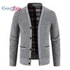 Cozy Up pánský teplý svetr s dlouhým rukávem Cardigan bunda Podzim a zima