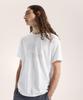 Akeuteligseu Arc Word Logo Ss Men'S - White Light / Solitude / Atqsm07991